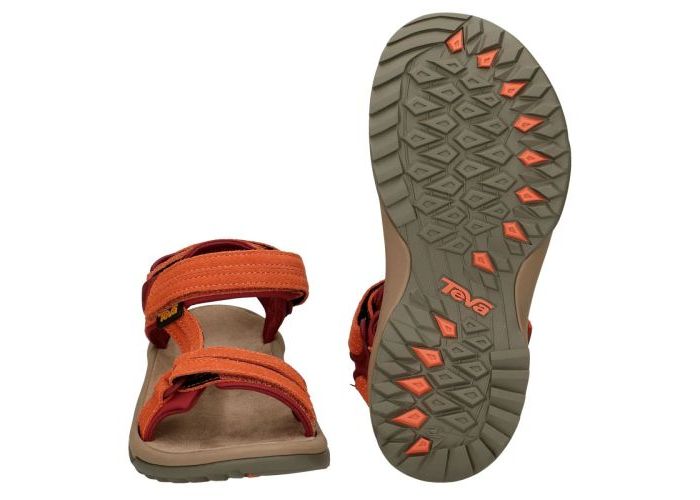 Teva W TERRA FI lite suede 1124035 sandalen koraalrood