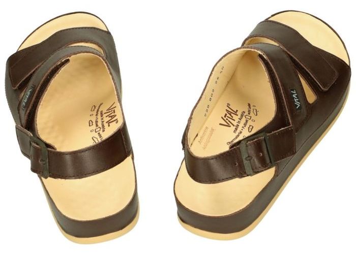 Vital 1667  VITAL sandalen bruin donker