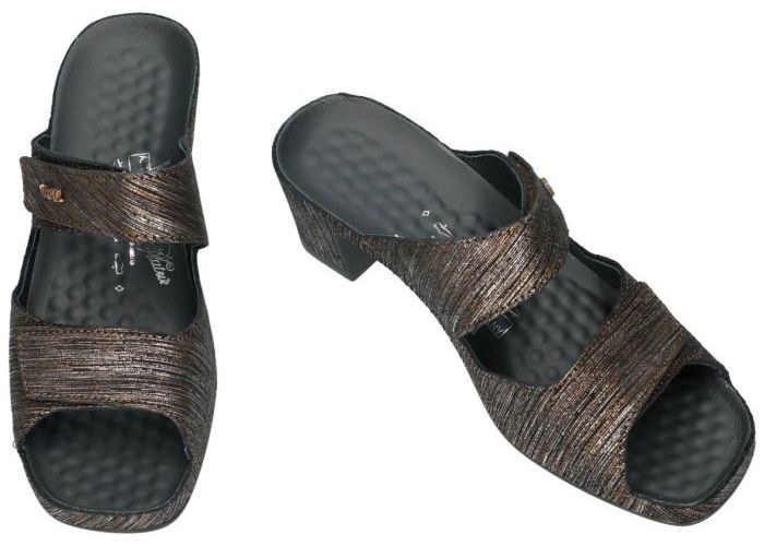 Vital 22907 JOY slippers & muiltjes bruin donker