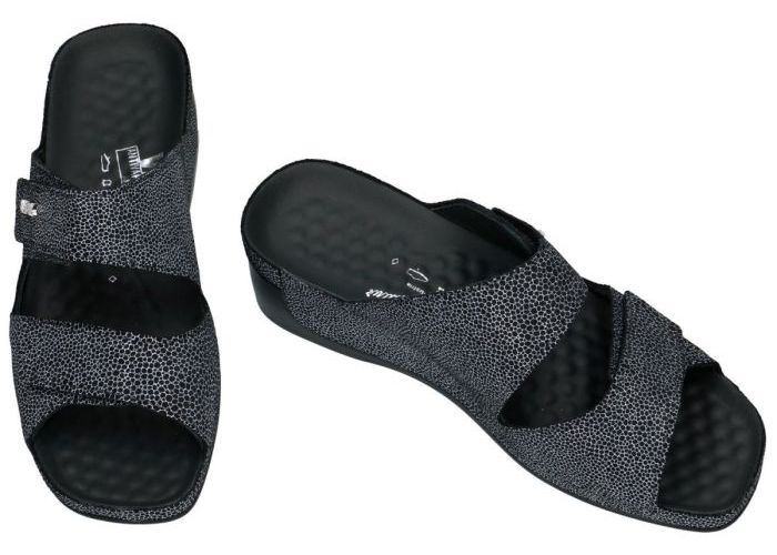 Vital 18600 TINA slippers & muiltjes grijs  donker