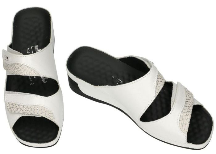 Vital 186391 TINA slippers & muiltjes off-white/ecru/parel