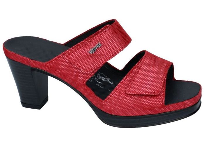 Vital 147005 TOSCA slippers & muiltjes rood