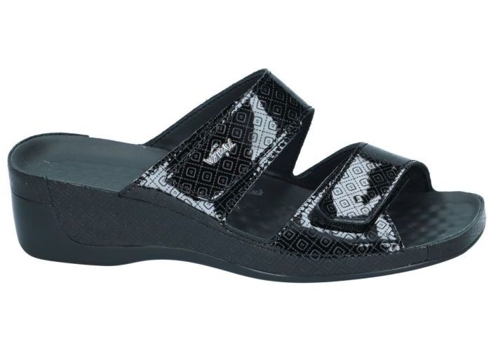 Vital 26600 TINA slippers & muiltjes zwart