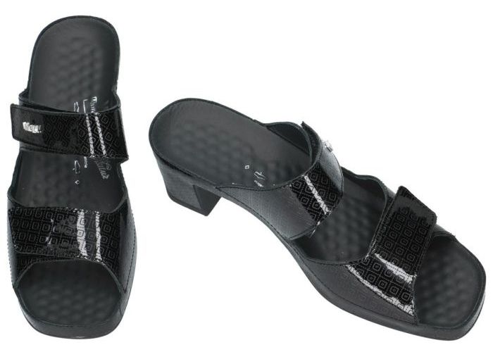 Vital 26900 JOY slippers & muiltjes zwart
