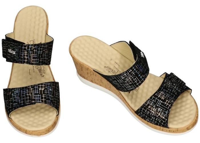 Vital 28500 SILVI slippers & muiltjes zwart