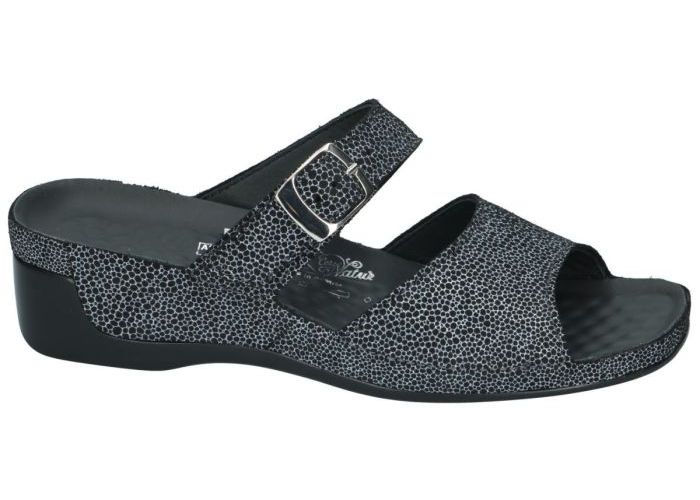 Vital 186630 TINA slippers & muiltjes zwart/wit