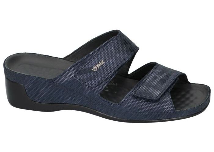 Vital 14606 TINA slippers & muiltjes blauw donker