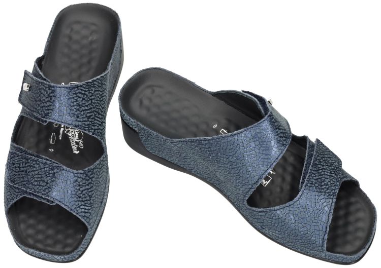 Vital 16606  TINA slippers & muiltjes blauw donker