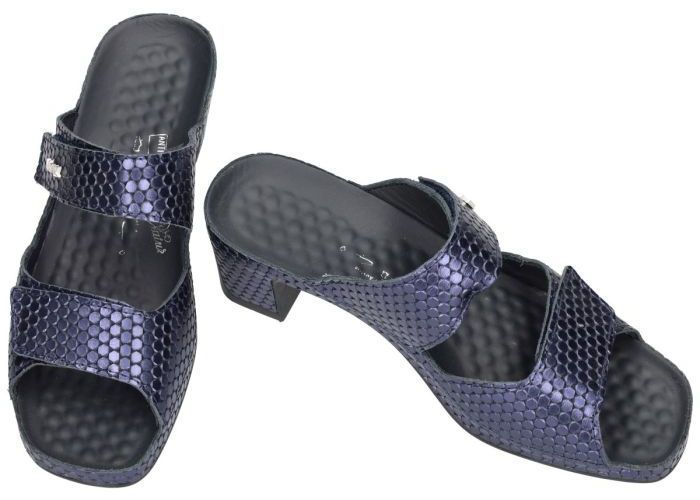 Vital 18906 - JOY slippers & muiltjes blauw donker