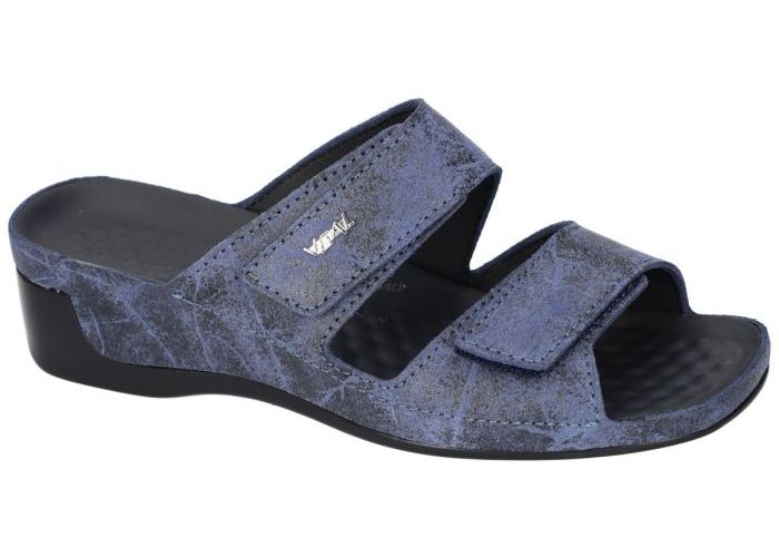 Damesschoenen Vital SLIPPERS & MUILTJES 26606  TINA Blauw Donker