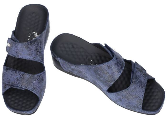 Vital 26606  TINA slippers & muiltjes blauw donker