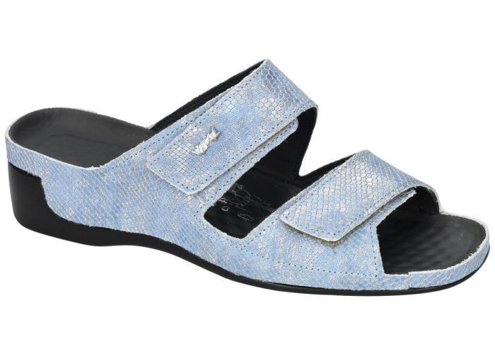Vital 14606  TINA slippers & muiltjes blauw licht