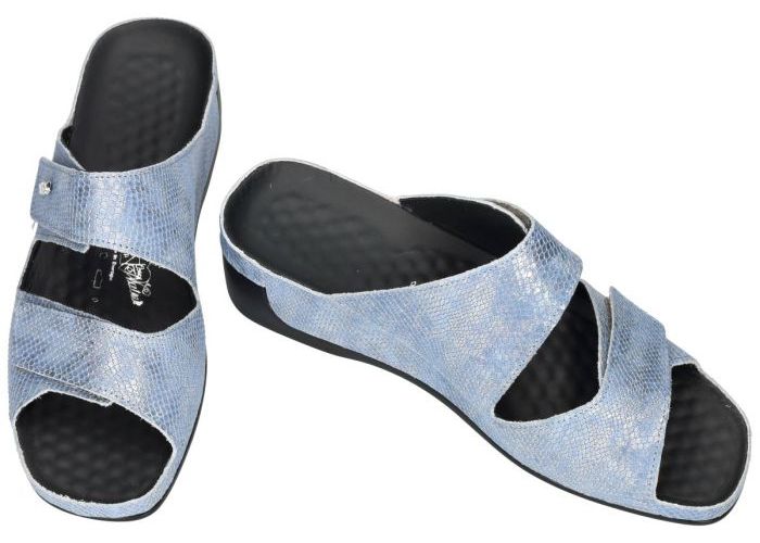 Vital 14606  TINA slippers & muiltjes blauw licht