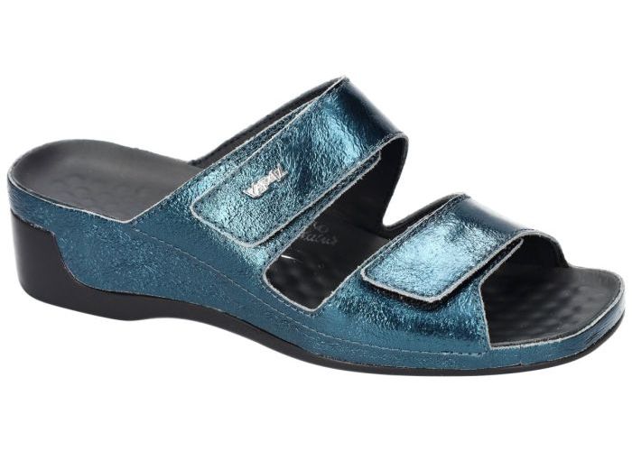 Damesschoenen Vital SLIPPERS & MUILTJES 236088  TINA Blauw Petrol