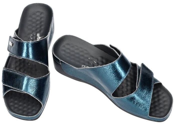 Vital 236088  TINA slippers & muiltjes blauw petrol