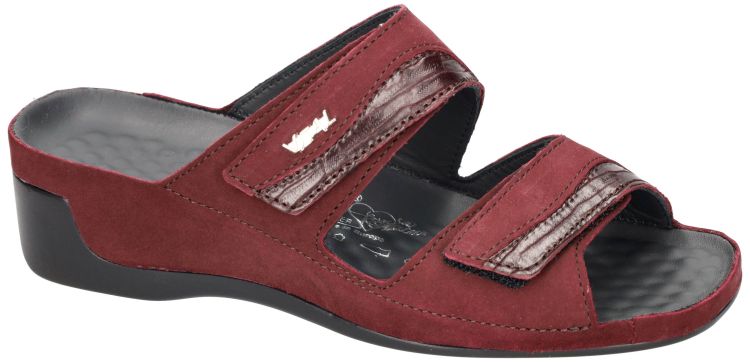 Vital 156395  TINA slippers & muiltjes bordeaux