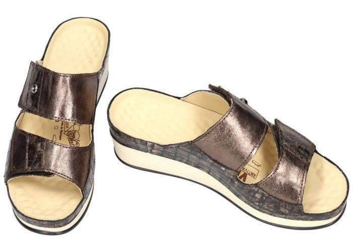 Vital 151217 LARA slippers & muiltjes brons