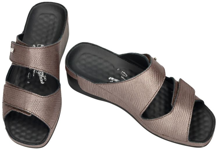 Vital 27607  TINA slippers & muiltjes bruin donker