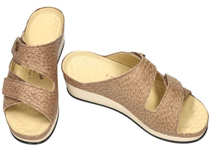 Vital 201334  LARA slippers & muiltjes bruin licht