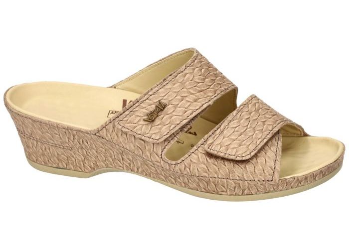 Vital 20544  EVA slippers & muiltjes bruin licht