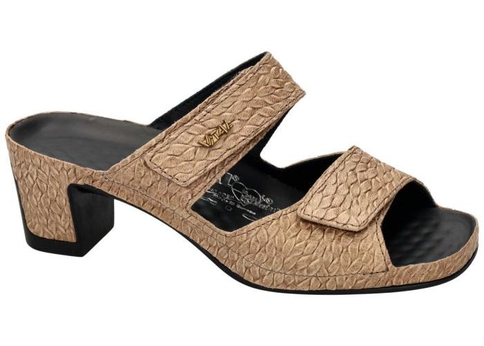 Damesschoenen Vital SLIPPERS & MUILTJES 20904 - JOY Bruin Licht