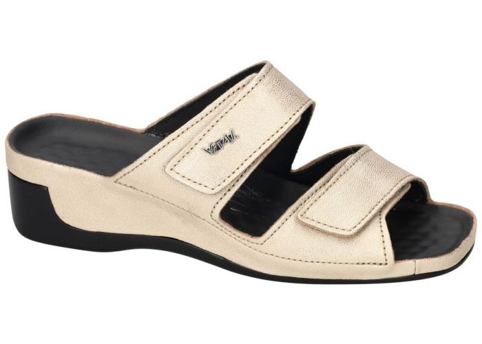 Vital 18609  TINA slippers & muiltjes goud