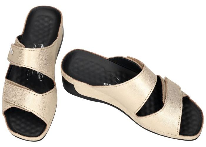 Vital 18609  TINA slippers & muiltjes goud