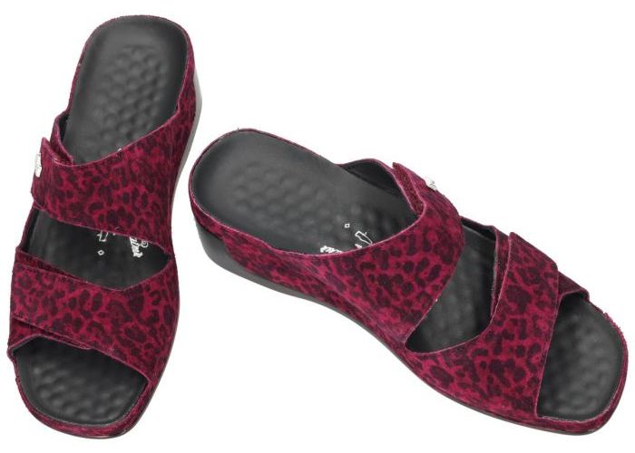 Vital 19605  TINA slippers & muiltjes purper