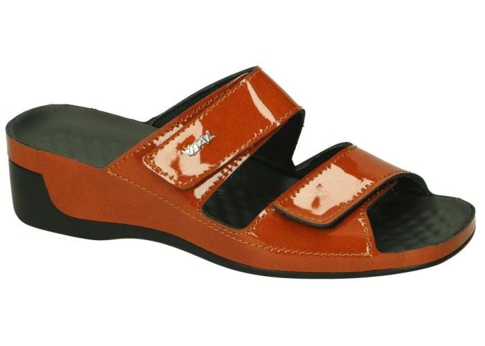 Damesschoenen Vital SLIPPERS & MUILTJES 13608 TINA Roest (bruin-rood)