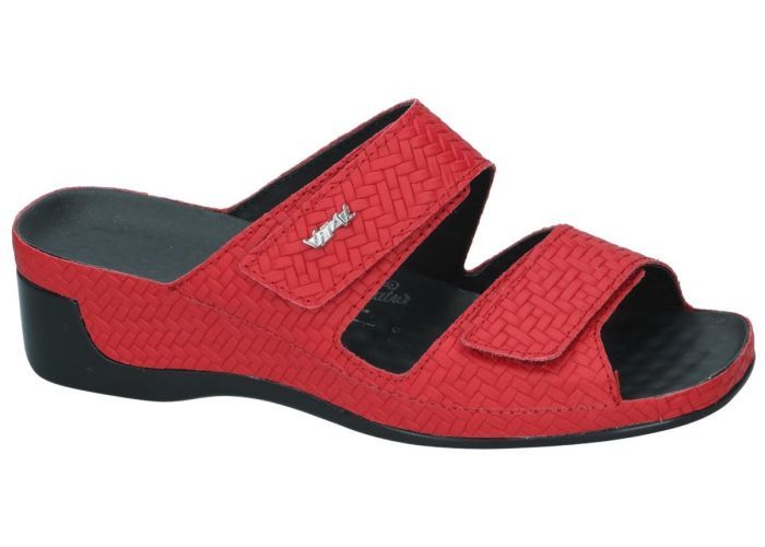 Vital 20605 TINA slippers & muiltjes rood
