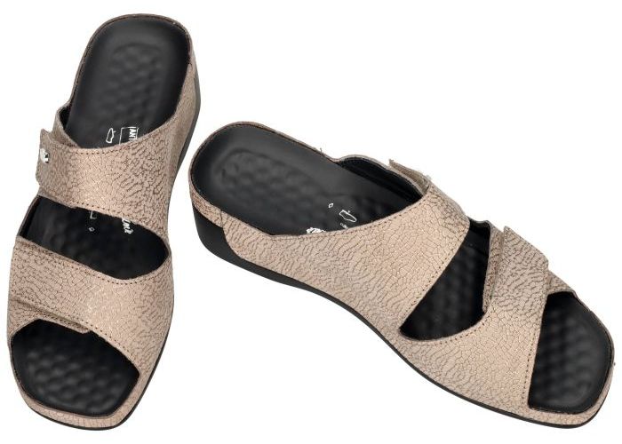 Vital 16604  TINA slippers & muiltjes taupe