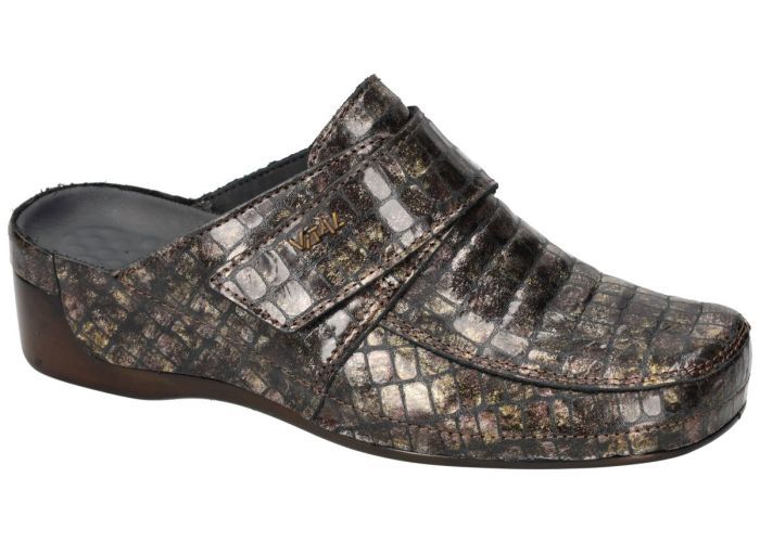 Vital 156817  TINA slippers & muiltjes taupe donker