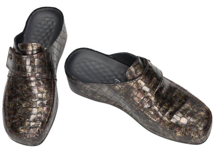 Vital 156817  TINA slippers & muiltjes taupe donker