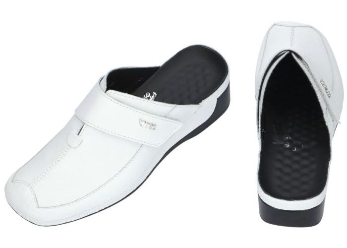 Vital 2811 TINA slippers & muiltjes wit