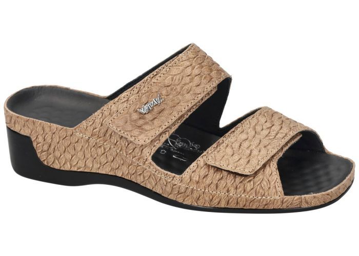 Damesschoenen Vital SLIPPERS & MUILTJES 20604  TINA Zandkleur