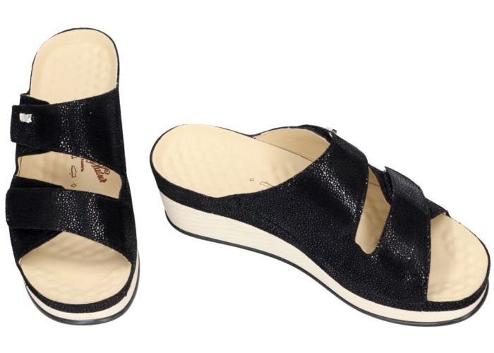 Vital 171330 LARA slippers & muiltjes zwart