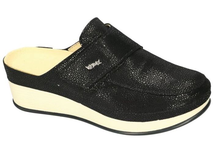 Vital 171600 LARA slippers & muiltjes zwart