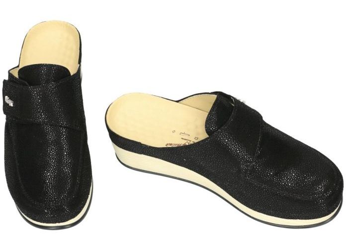 Vital 171600 LARA slippers & muiltjes zwart