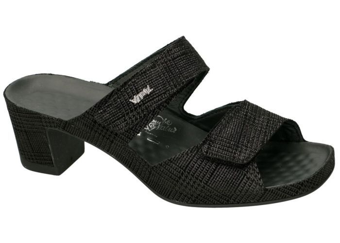Vital 20900 JOY slippers & muiltjes zwart
