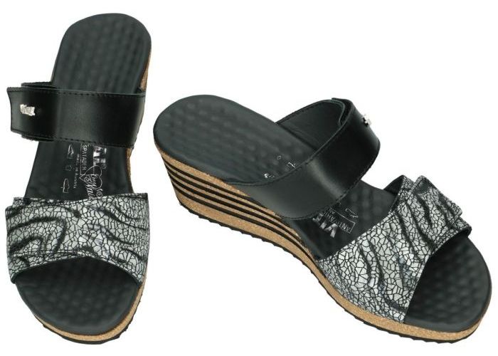 Vital 22370 IVY slippers & muiltjes zwart