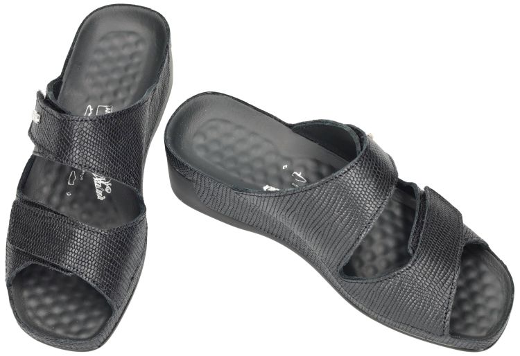Vital 27600 TINA slippers & muiltjes zwart