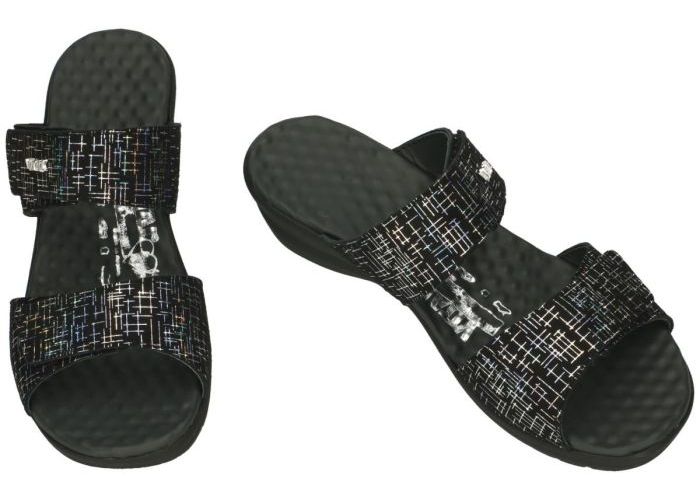 Vital 28810 IRIS slippers & muiltjes zwart
