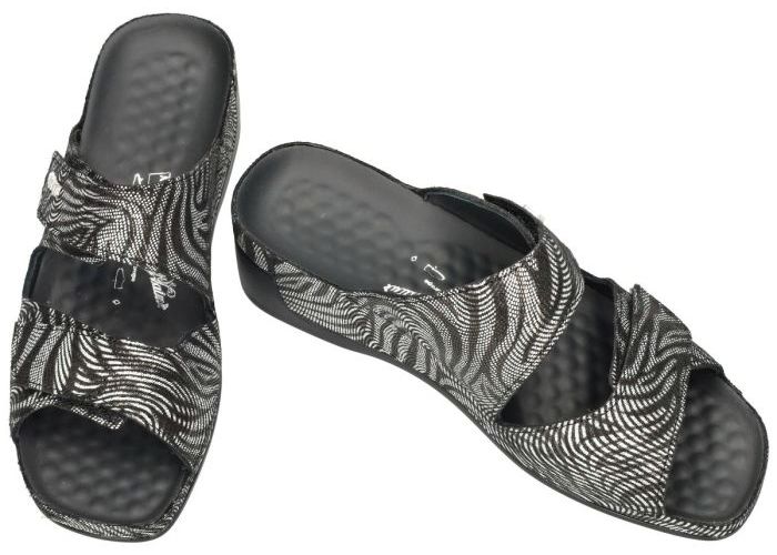 Vital 29600  TINA slippers & muiltjes zwart
