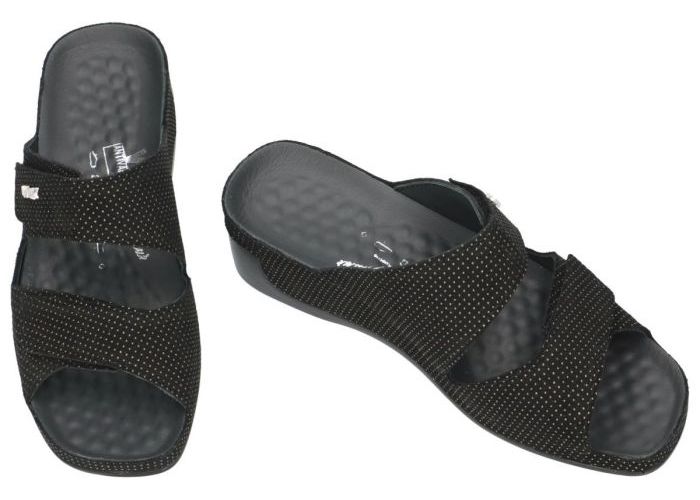Vital 29600 TINA slippers & muiltjes zwart