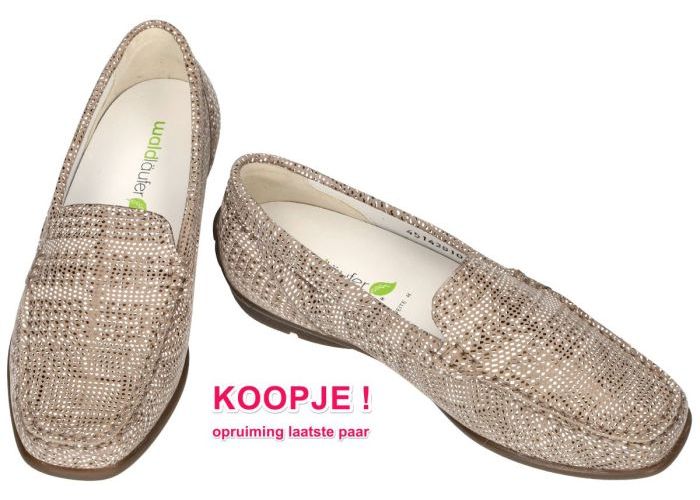 Waldlaufer 431000 HARRIET  (H-wijdte) ballerina's & mocassins beige
