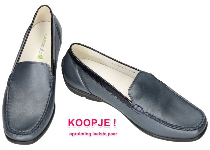 Waldlaufer 431000 HARRIET  (H-wijdte) ballerina's & mocassins blauw donker