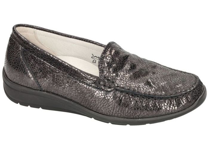 Waldlaufer 331502 HINATA  (H-wijdte) ballerina's & mocassins zwart