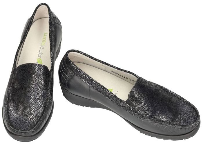 Waldlaufer 348502 HANIN  (H-wijdte) ballerina's & mocassins zwart