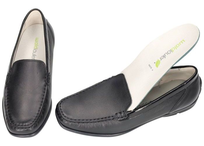 Waldlaufer 431000 HARRIET  (H-wijdte) ballerina's & mocassins zwart