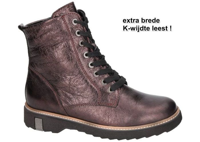 Waldlaufer 683801 (K) KITOMI enkellaarzen aubergine